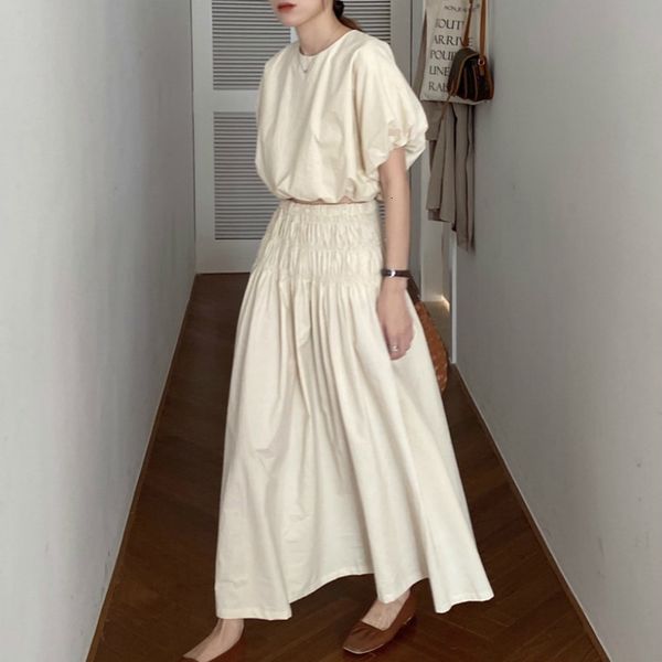 casual dresses oversized summer vintage 2 two piece skirts sets women outfits puff sleeve crop and elastic waist pleat long a-, Black;gray
casual dresses oversized summer vintage 2 two piece skirts sets women outfits puff sleeve crop and elastic waist pleat long a-, Black;gray