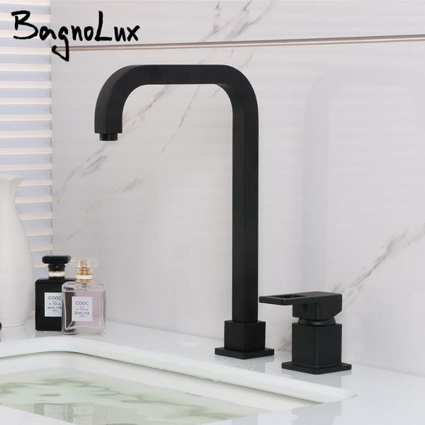 bagnolux traditional brass black double hole single holder deck mounted bathroom series and cold mixing water basin faucets sink
bagnolux traditional brass black double hole single holder deck mounted bathroom series and cold mixing water basin faucets sink