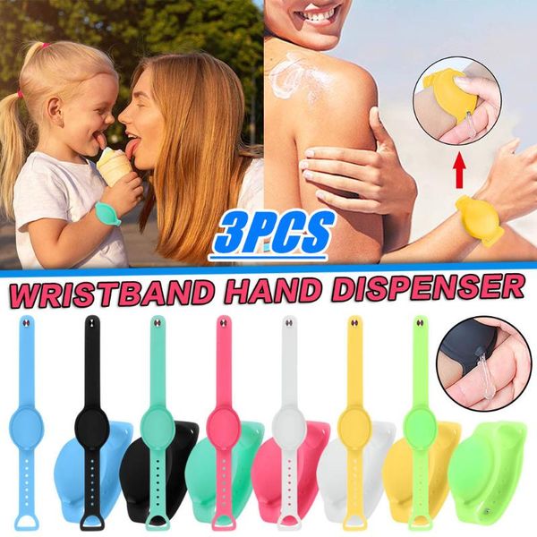 watch bands 3pcs bärbar handrensare silicone bracelet type hand sanitizer dispenser portable wristband 10ml 50*, Black;brown
watch bands 3pcs bärbar handrensare silicone bracelet type hand sanitizer dispenser portable wristband 10ml 50*, Black;brown