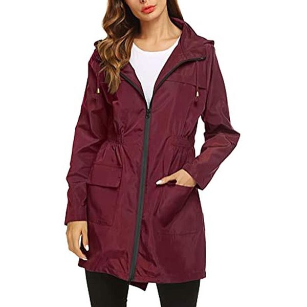 women's jackets outdoor walking hiking coat jacket women solid color long sleeve rain waterproof with removable hood autumn casual loos, Black;brown
women's jackets outdoor walking hiking coat jacket women solid color long sleeve rain waterproof with removable hood autumn casual loos, Black;brown