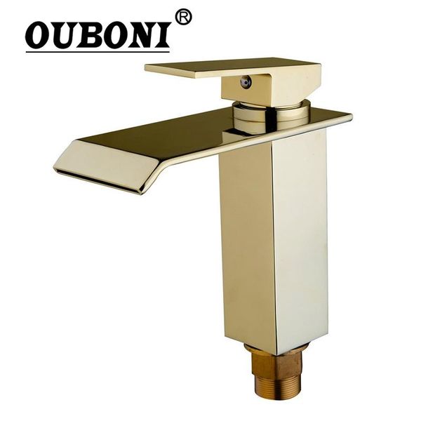 bathroom sink faucets ouboni luxury golden brass basin mixer tap faucet & cold waterfall body
bathroom sink faucets ouboni luxury golden brass basin mixer tap faucet & cold waterfall body
