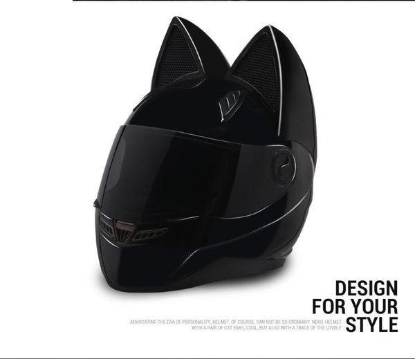 motorcycle helmet men and women racing personality four seasons safety cat ear helmets
motorcycle helmet men and women racing personality four seasons safety cat ear helmets