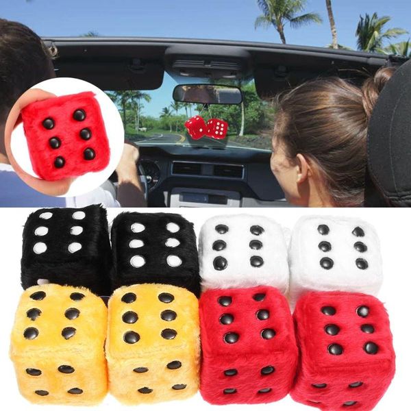 interior decorations 7.5cm 1 pair fuzzy dice dots rear view mirror hanger decoration car styling accessorie
interior decorations 7.5cm 1 pair fuzzy dice dots rear view mirror hanger decoration car styling accessorie