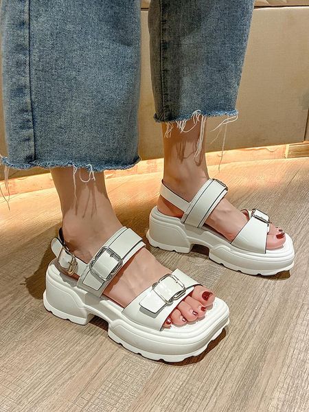 sandals all-match thick-soled beach shoes summer fashion square toe large size 35-40 ladies, Black
sandals all-match thick-soled beach shoes summer fashion square toe large size 35-40 ladies, Black