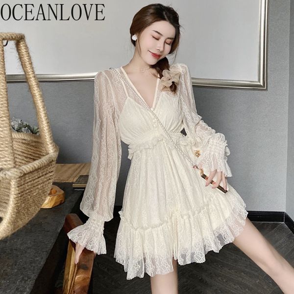 evening party dress solid lace v neck vestidos elegant puff sleeve robe femme summer dresses women sweet 16940 210415, Black;gray
evening party dress solid lace v neck vestidos elegant puff sleeve robe femme summer dresses women sweet 16940 210415, Black;gray