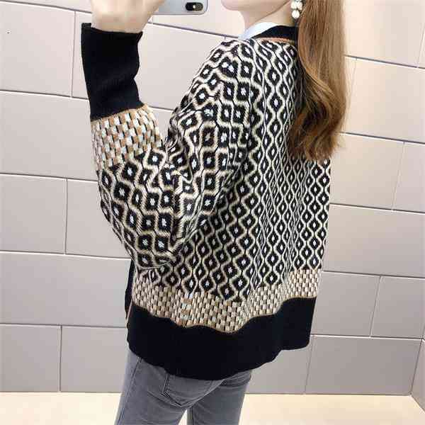 womens sweaters luxury embroidery cardigan cashmere stitching 7 colors streetwear comfortable knitted size s-2xl, White;black
womens sweaters luxury embroidery cardigan cashmere stitching 7 colors streetwear comfortable knitted size s-2xl, White;black