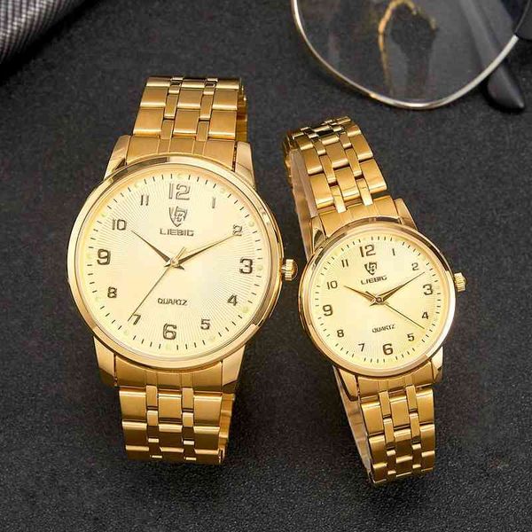 couple golden women men watch new fashion king queen lover wrist watch luxury stainless steel adjustable strap reloj mujer l1013, Slivery;brown
couple golden women men watch new fashion king queen lover wrist watch luxury stainless steel adjustable strap reloj mujer l1013, Slivery;brown