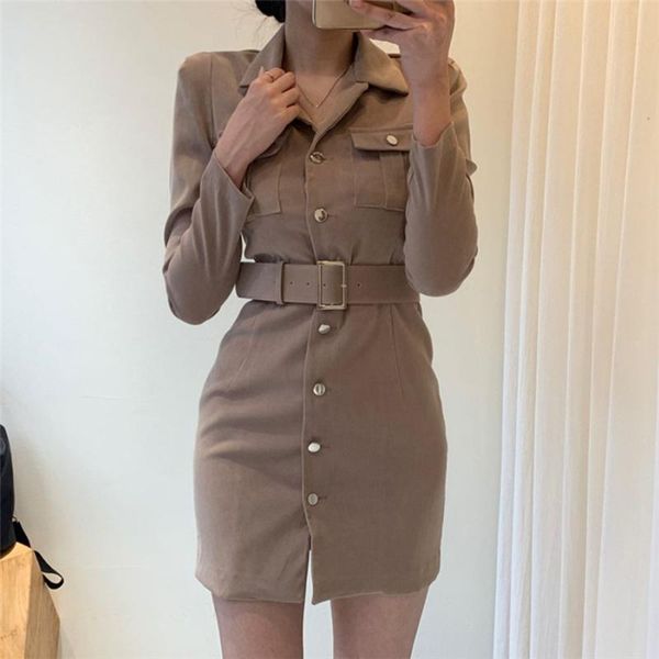 casual dresses colorfaith 2021 fall winter women buttons solid multi colors package hip lace up pockets ladies dress dr255, Black;gray
casual dresses colorfaith 2021 fall winter women buttons solid multi colors package hip lace up pockets ladies dress dr255, Black;gray