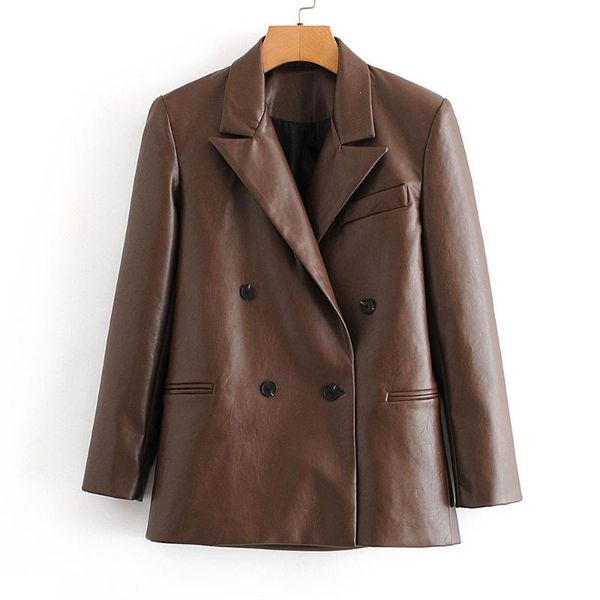 women's jackets women leather jacket long sleev v neck pu coat female fashion slim coats high street, Black;brown
women's jackets women leather jacket long sleev v neck pu coat female fashion slim coats high street, Black;brown