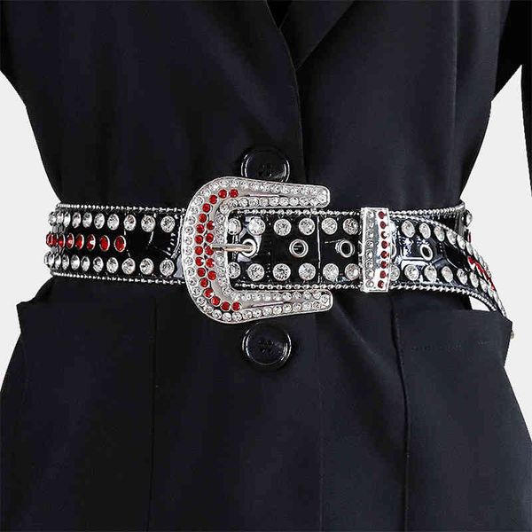 belts diamond belt womens fashion trend punk full diamond black single ring alloy pin buckle wide cool, Black;brown
belts diamond belt womens fashion trend punk full diamond black single ring alloy pin buckle wide cool, Black;brown