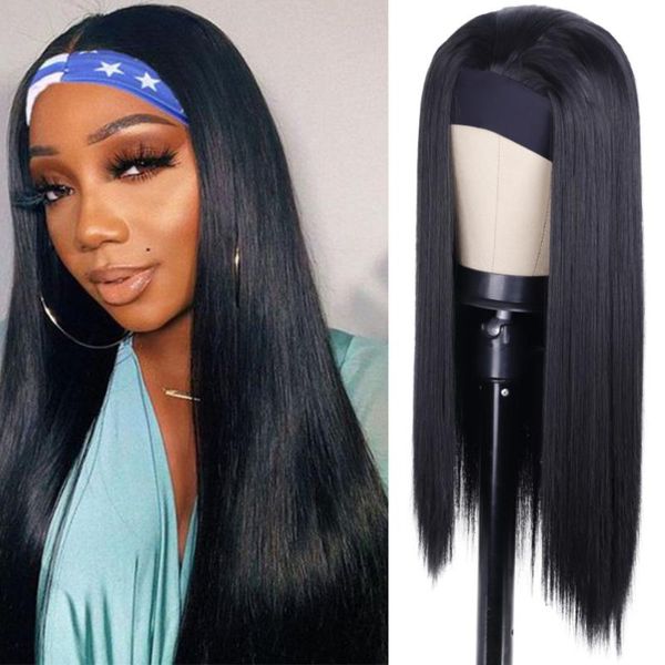 synthetic wigs azqueen long straight headband 12 22 26 30inch heat resistant hair wig machine made for black women
synthetic wigs azqueen long straight headband 12 22 26 30inch heat resistant hair wig machine made for black women