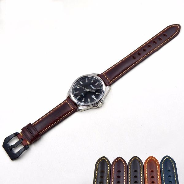 watch bands men&women leather strap band blue black brown 20 22 24 26mm vintage relogio masculino accessories silver buckl
watch bands men&women leather strap band blue black brown 20 22 24 26mm vintage relogio masculino accessories silver buckl