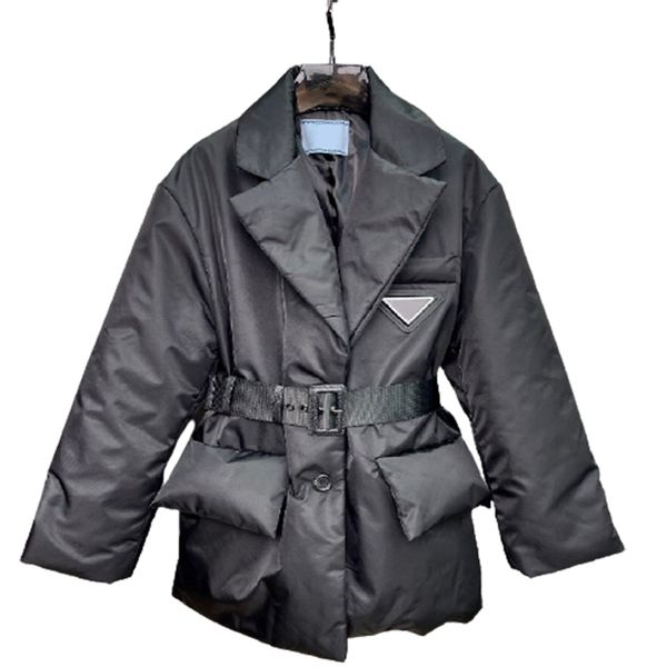 21FW Womens Jacket Down Coats Winter Long Coat Fashion Style With Belt Corset Lady Slim designer Jackets Pocket Outsize Warm parkas Size S-L, Black
21FW Womens Jacket Down Coats Winter Long Coat Fashion Style With Belt Corset Lady Slim designer Jackets Pocket Outsize Warm parkas Size S-L, Black