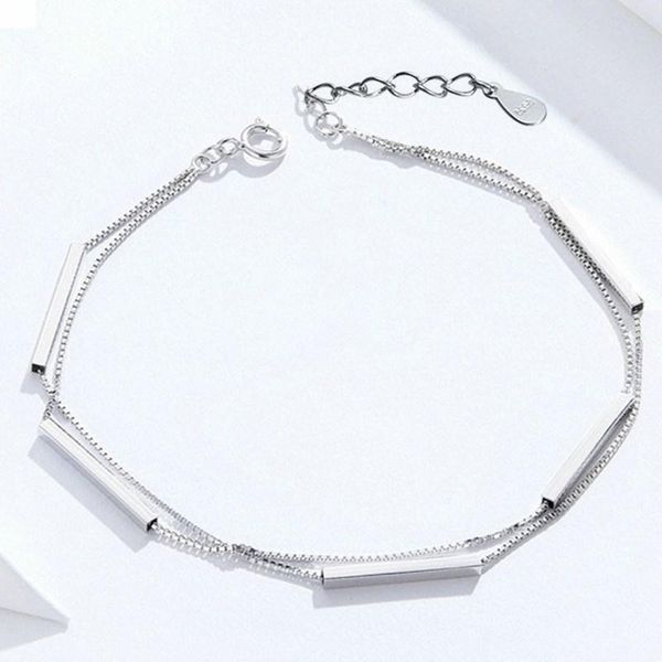 charm bracelets fun-beauty korean double layer rectangular bracelet simple temperament box chain glossy square fashion lady, Golden;silver
charm bracelets fun-beauty korean double layer rectangular bracelet simple temperament box chain glossy square fashion lady, Golden;silver