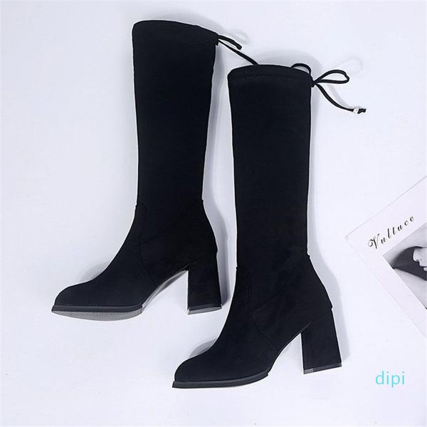 wholesale-boots 2021 winter women short plush over the knee fashion round toe warm high heels woman shoes d1372, Black
wholesale-boots 2021 winter women short plush over the knee fashion round toe warm high heels woman shoes d1372, Black