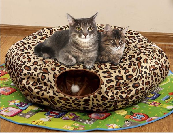 cat beds & furniture leopard print tunnel bed with cushion, oxford cloth collapsible pet tube toy ball 2021
cat beds & furniture leopard print tunnel bed with cushion, oxford cloth collapsible pet tube toy ball 2021
