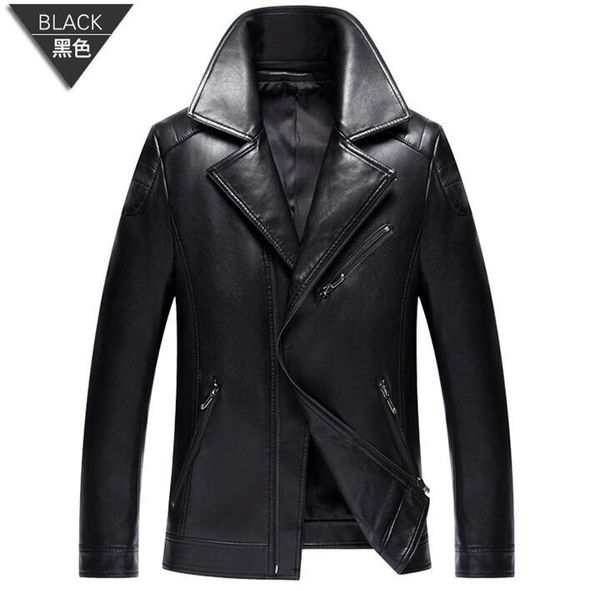 men's fur & faux m-3xl / winter fashion handsome self-cultivation motorcycle suit was thin lapel pu jacket, Black
men's fur & faux m-3xl / winter fashion handsome self-cultivation motorcycle suit was thin lapel pu jacket, Black