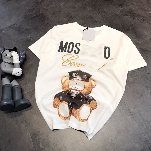 design clothing mos t-shirt women's summer new fashion casual loose cotton embroidery short sleeve, White
design clothing mos t-shirt women's summer new fashion casual loose cotton embroidery short sleeve, White