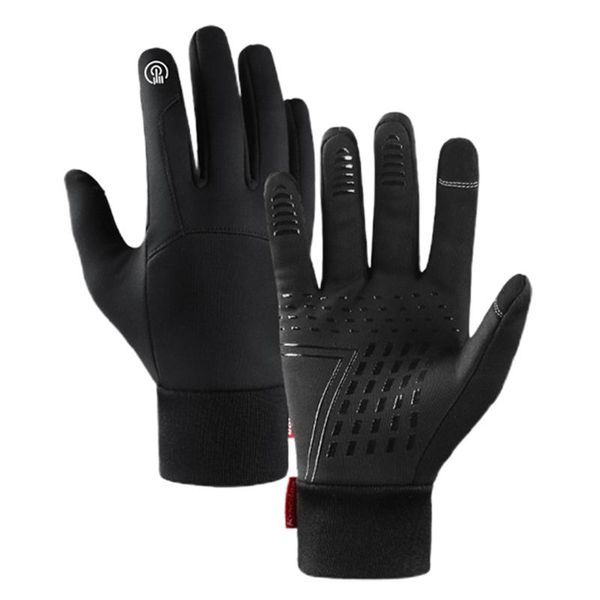 pair men women winter cycling gloves anti slip touch screen waterproof mittens e56d, Black
pair men women winter cycling gloves anti slip touch screen waterproof mittens e56d, Black