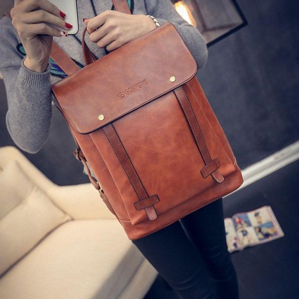 backpack vintage retro pu leather teenage fashion mens backpacks man girl student bag large capacity schoolbag brand
backpack vintage retro pu leather teenage fashion mens backpacks man girl student bag large capacity schoolbag brand