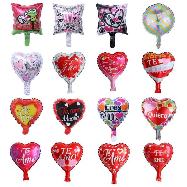 party decoration 10inch /10pcs heart-shaped spanish i love you foil balloonste amo mother day san valentin globos for wedding
party decoration 10inch /10pcs heart-shaped spanish i love you foil balloonste amo mother day san valentin globos for wedding