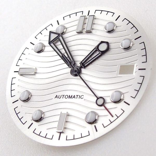 repair tools & kits automatic nologo 31mm silver watch dial hand set fit nh35a waving pattern
repair tools & kits automatic nologo 31mm silver watch dial hand set fit nh35a waving pattern