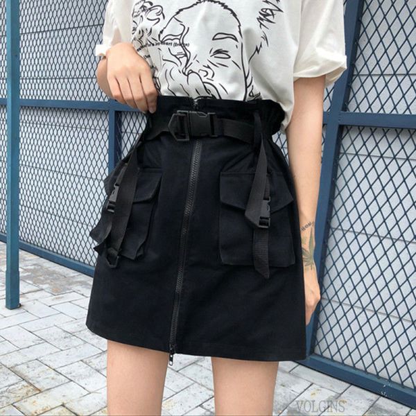 women's shorts a line zipper women mini cargo skirts pockets sashes slim solid ladies short skirt 2021 summer black khaki bot, White;black
women's shorts a line zipper women mini cargo skirts pockets sashes slim solid ladies short skirt 2021 summer black khaki bot, White;black