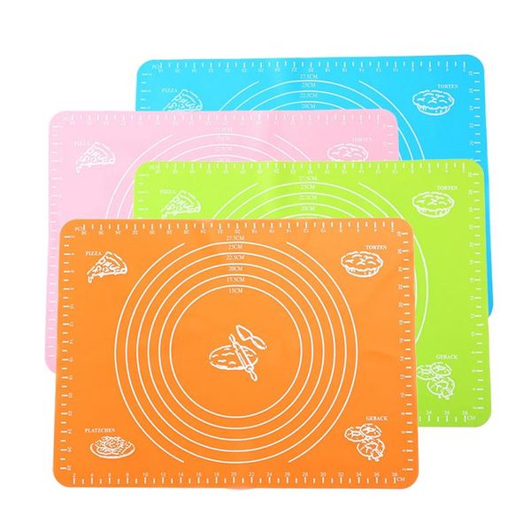 rolling pins & pastry boards 1pcs dough pad multi purpose silicone 29*26cm kitchen accessories baking tools 4colors with scale cake mat
rolling pins & pastry boards 1pcs dough pad multi purpose silicone 29*26cm kitchen accessories baking tools 4colors with scale cake mat