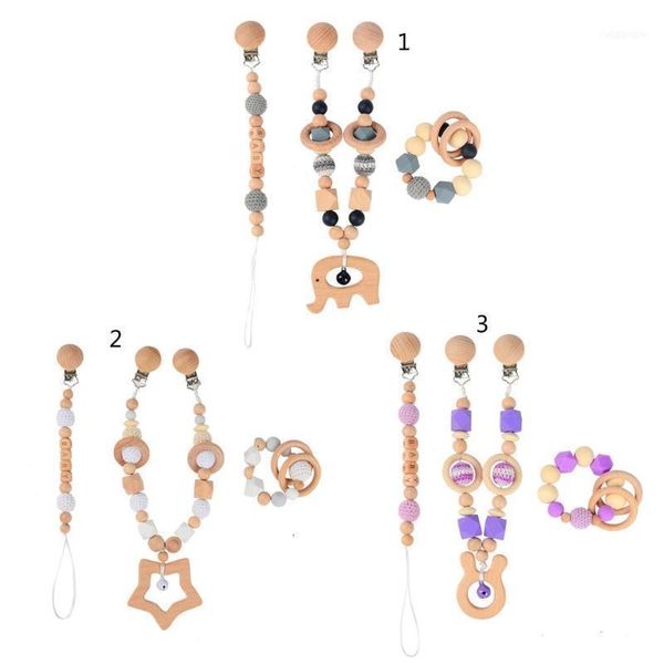 stroller parts & accessories 3 pcs/set baby pendant pacifier chain pram clip infants wooden teether bracelet rattle born nursing chewing
stroller parts & accessories 3 pcs/set baby pendant pacifier chain pram clip infants wooden teether bracelet rattle born nursing chewing