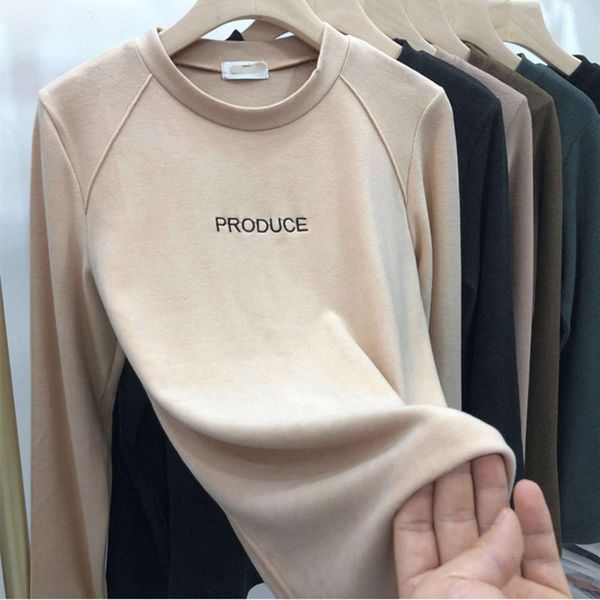women's sweaters hoodies double sided velvet base shirt for women in autumn and winter with plush thickened long sleeve t-shirt 8qqu, White;black
women's sweaters hoodies double sided velvet base shirt for women in autumn and winter with plush thickened long sleeve t-shirt 8qqu, White;black