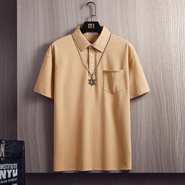 men's polos summer business shirts men pocket design turn-down collar worker t-shirt short sleeved tshirt slim fit mens fashion, White;black
men's polos summer business shirts men pocket design turn-down collar worker t-shirt short sleeved tshirt slim fit mens fashion, White;black