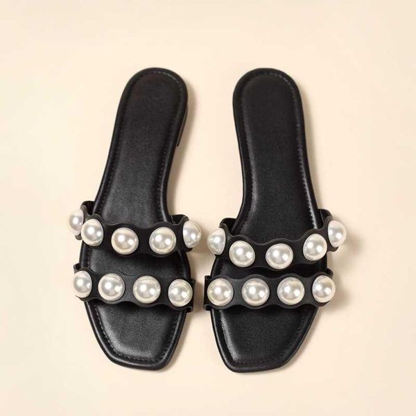 slippers summer flat women's pearl women home slipp comfortable sandals buckle beach shoes moccasin femme, Black
slippers summer flat women's pearl women home slipp comfortable sandals buckle beach shoes moccasin femme, Black