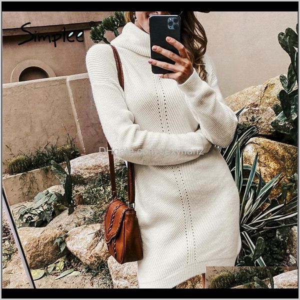 womens clothing apparel drop delivery 2021 simplee casual women knitted autumn winter turtle neck female sweater dress office lady solid pul, Black;gray
womens clothing apparel drop delivery 2021 simplee casual women knitted autumn winter turtle neck female sweater dress office lady solid pul, Black;gray