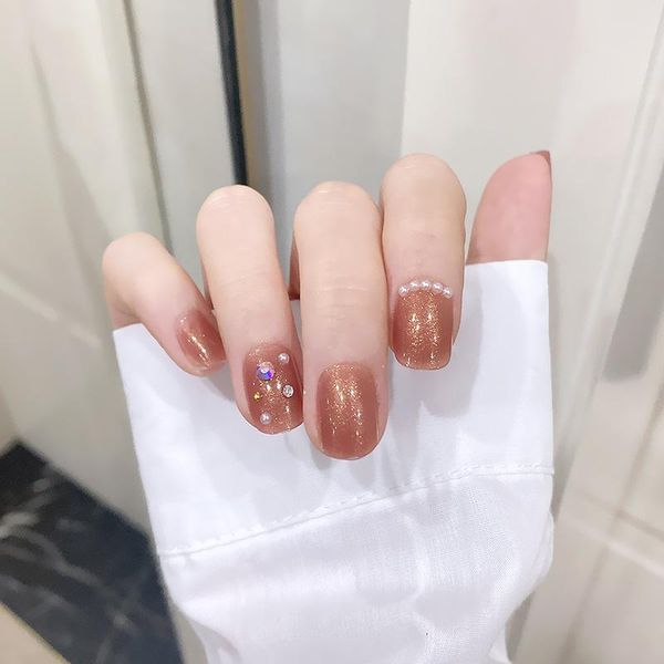 false nails 24pcs pearl diamond inlaid patch glue type short paragraph removable fashion manicure sana889, Red;gold
false nails 24pcs pearl diamond inlaid patch glue type short paragraph removable fashion manicure sana889, Red;gold