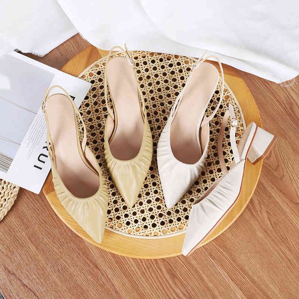 spring women shoes middle heels pleated pointed toe slip on solid beige yellow soft split leather female pumps 210520, Black
spring women shoes middle heels pleated pointed toe slip on solid beige yellow soft split leather female pumps 210520, Black