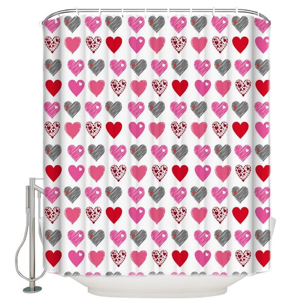 shower curtains curtain waterproof polyester fabric valentine's day love heart sweet white background
shower curtains curtain waterproof polyester fabric valentine's day love heart sweet white background