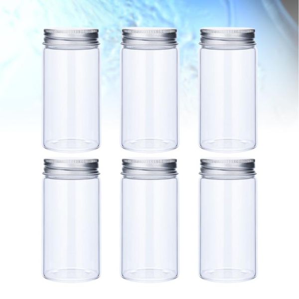pcs storage containers portable useful candy jar grain aluminum screw-on lids holder (silver) bottles & jars
pcs storage containers portable useful candy jar grain aluminum screw-on lids holder (silver) bottles & jars
