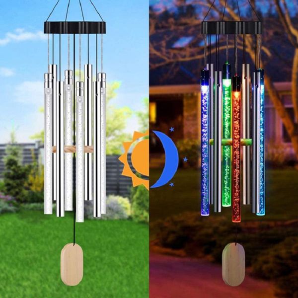 solar lamps power wind chime colorful bubble column windbell light waterproof outdoor hanging decorative lights for home garden
solar lamps power wind chime colorful bubble column windbell light waterproof outdoor hanging decorative lights for home garden