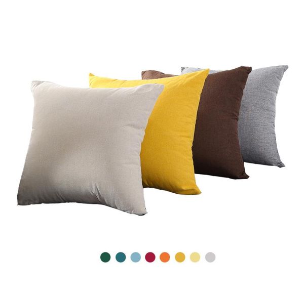 cushion/decorative pillow linen cover sofa cushion case thickened plain living room waist cases 45*45
cushion/decorative pillow linen cover sofa cushion case thickened plain living room waist cases 45*45
