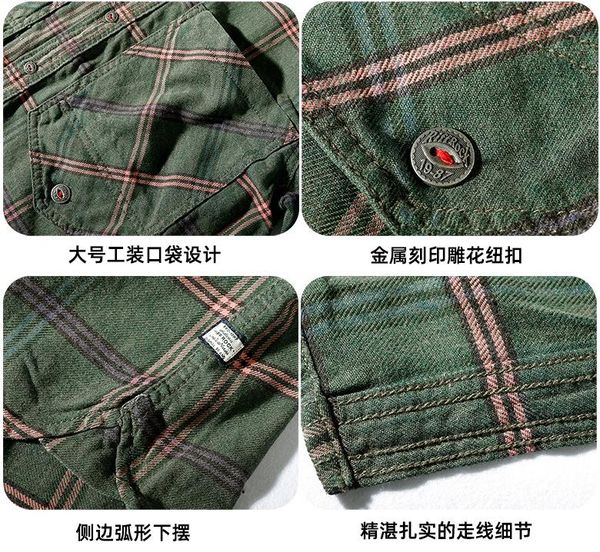 men's casual shirts 2021 autumn europe america simple fashion plaid youth long-sleeve blouses washed oxford cloth business multi-pocket, White;black
men's casual shirts 2021 autumn europe america simple fashion plaid youth long-sleeve blouses washed oxford cloth business multi-pocket, White;black