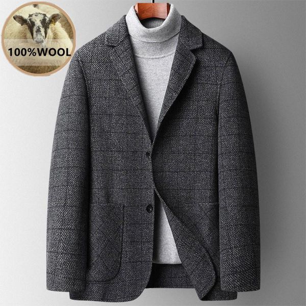 men's jackets winter 2021 mens clothing plaid wool natural real sheep fur lapel plush thick coats thicken oversize warm parkas m-4xl, Black;brown
men's jackets winter 2021 mens clothing plaid wool natural real sheep fur lapel plush thick coats thicken oversize warm parkas m-4xl, Black;brown