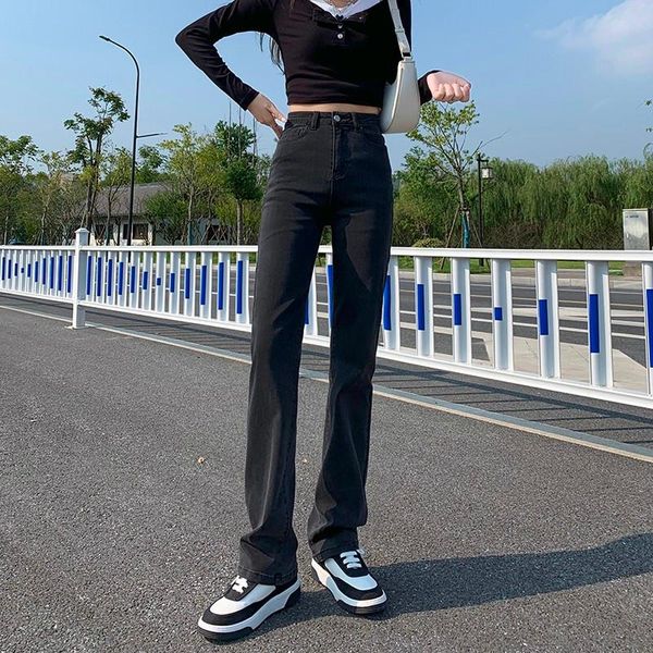 women's jeans winter thicken woman high waist plus size denim straight stretch pants loose casual korean, Blue
women's jeans winter thicken woman high waist plus size denim straight stretch pants loose casual korean, Blue