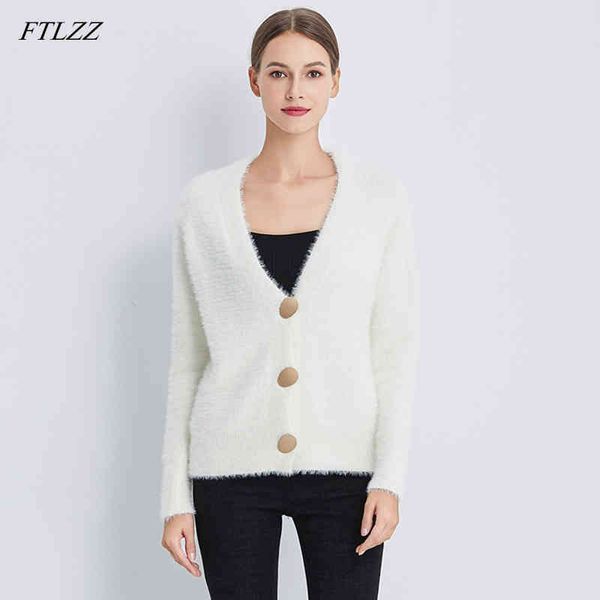 women knitted v neck single breasted sweater gold shiny button casual female cardigans short soft warm knitwear 210423, White
women knitted v neck single breasted sweater gold shiny button casual female cardigans short soft warm knitwear 210423, White