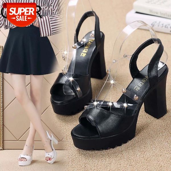 platform high heels sandals female 2020 fashion rivets transparent straps thick summer women casual shoes #gq7t, Black
platform high heels sandals female 2020 fashion rivets transparent straps thick summer women casual shoes #gq7t, Black