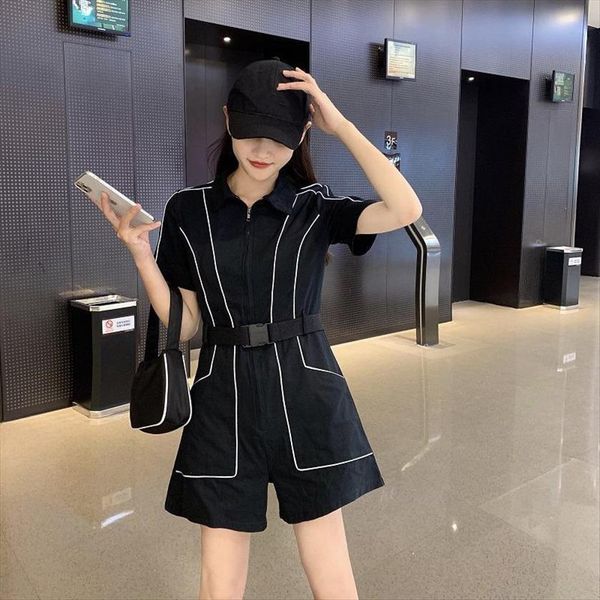 summer korean version of the womens jumpsuit tooling black dark reflective shorts one piece pants streetwear vintage harajuku dropshipping, Black;white
summer korean version of the womens jumpsuit tooling black dark reflective shorts one piece pants streetwear vintage harajuku dropshipping, Black;white