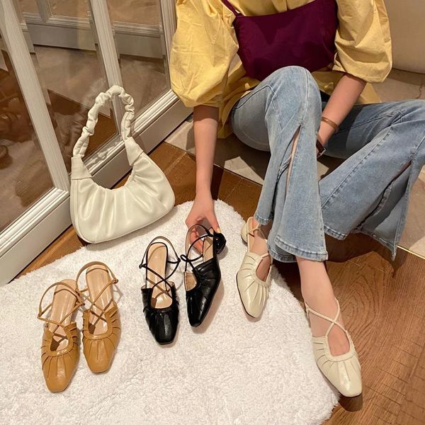 dress shoes vintage square toe pump woman 2021 pleated slingback strange heel slides narrow band slip on sandals casual zapatos mujer, Black
dress shoes vintage square toe pump woman 2021 pleated slingback strange heel slides narrow band slip on sandals casual zapatos mujer, Black