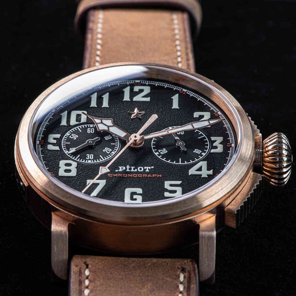 42mm bronze mens watch mechanical hand wind wristwatch seagull st1901 movement cusn8 case sapphire bgw9 luminous leather strap
42mm bronze mens watch mechanical hand wind wristwatch seagull st1901 movement cusn8 case sapphire bgw9 luminous leather strap