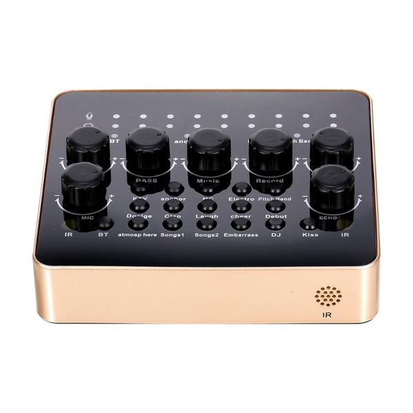 sound cards card 12 effects/5 modes/noise reduction/support bt connection/remote control/variuos ports/multiple uses
sound cards card 12 effects/5 modes/noise reduction/support bt connection/remote control/variuos ports/multiple uses
