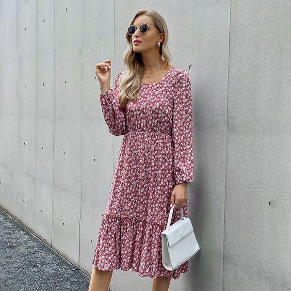 women's 2021 retro dress square collar floral printed ruffle a-line full autumn dresses for women pink vestidos de fiesta casual, Black;gray
women's 2021 retro dress square collar floral printed ruffle a-line full autumn dresses for women pink vestidos de fiesta casual, Black;gray