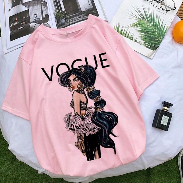 women's t-shirt vogue graphic print women tee harajuku aesthetic pink casual kpop tshirt 2021 summer fashion y2k female t shirt, White
women's t-shirt vogue graphic print women tee harajuku aesthetic pink casual kpop tshirt 2021 summer fashion y2k female t shirt, White
